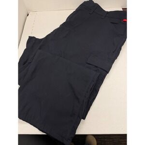Bulwark FR iQ Series Black Flame Resistant Cargo Pants QP18NV3 Mens 52x37